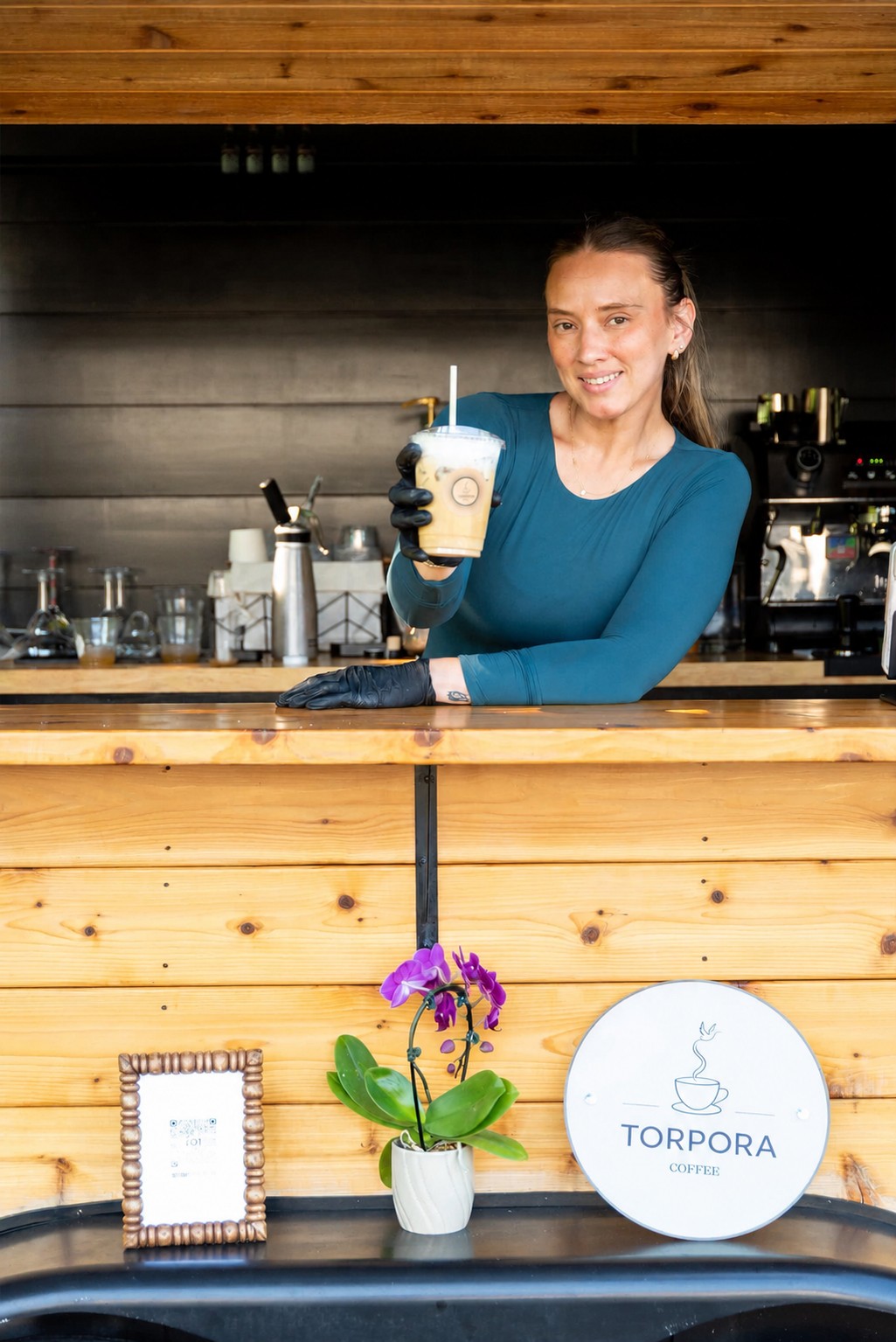 Juanis Vratsanos, Founder and CEO of Torpora Coffee, in Bethpage