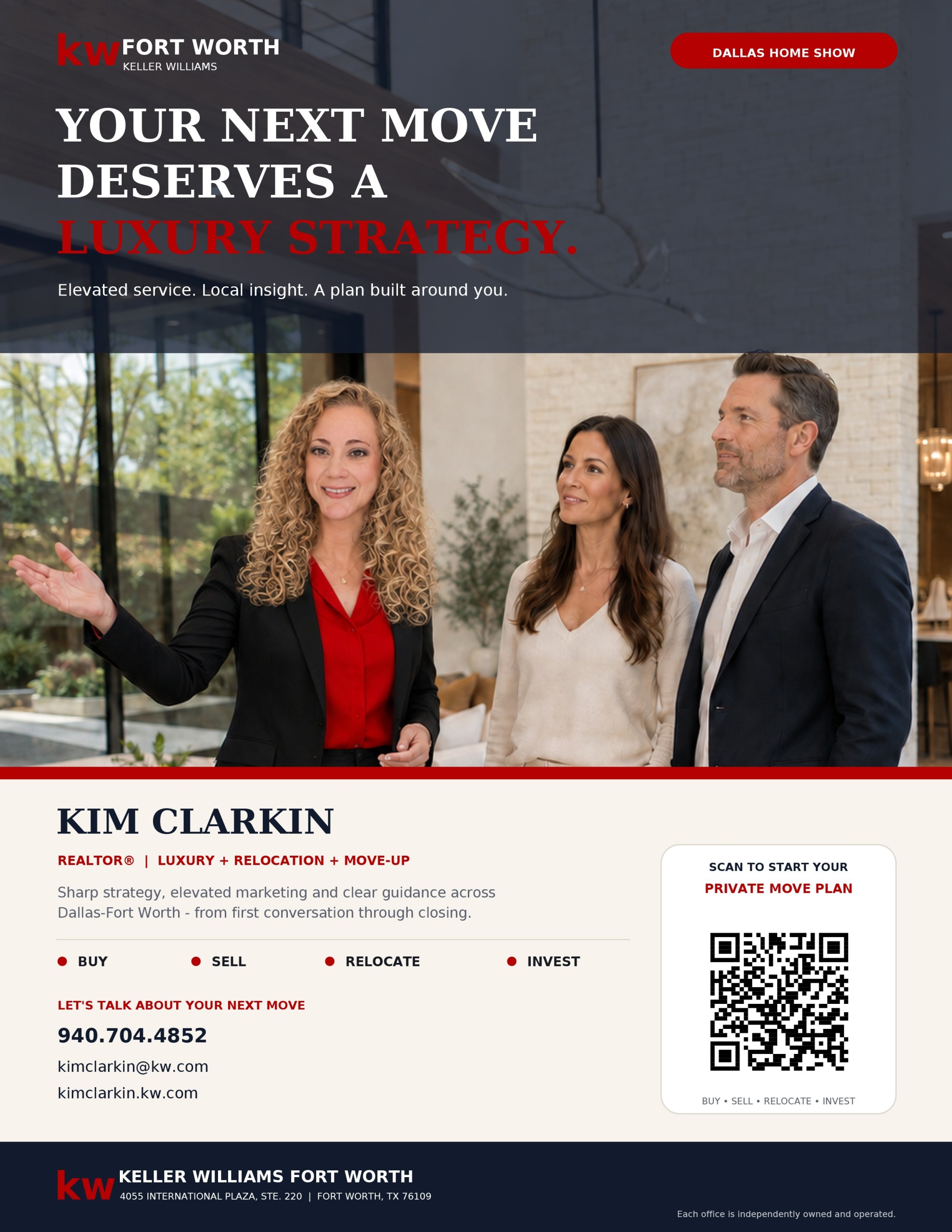 Fort Worth area Realtor and professional photographer Kimberly Clarkin