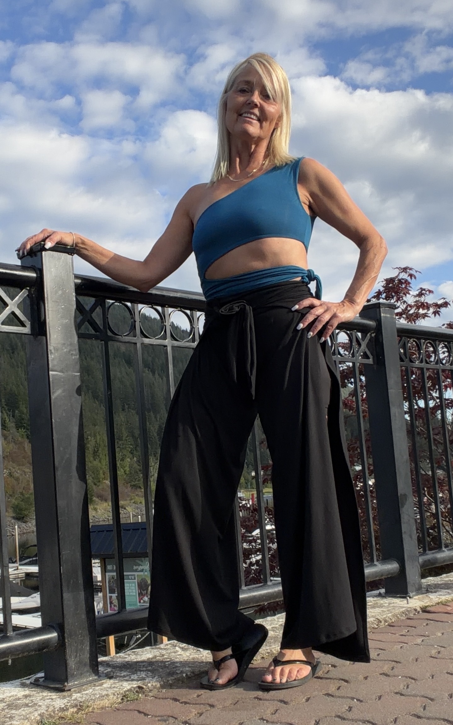 Portrait of Lorraine Edwards, owner of Intertwined Yoga and Wellness Retreats